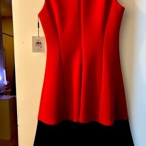 Calvin Klein size eight red black on the bottom originally 134
